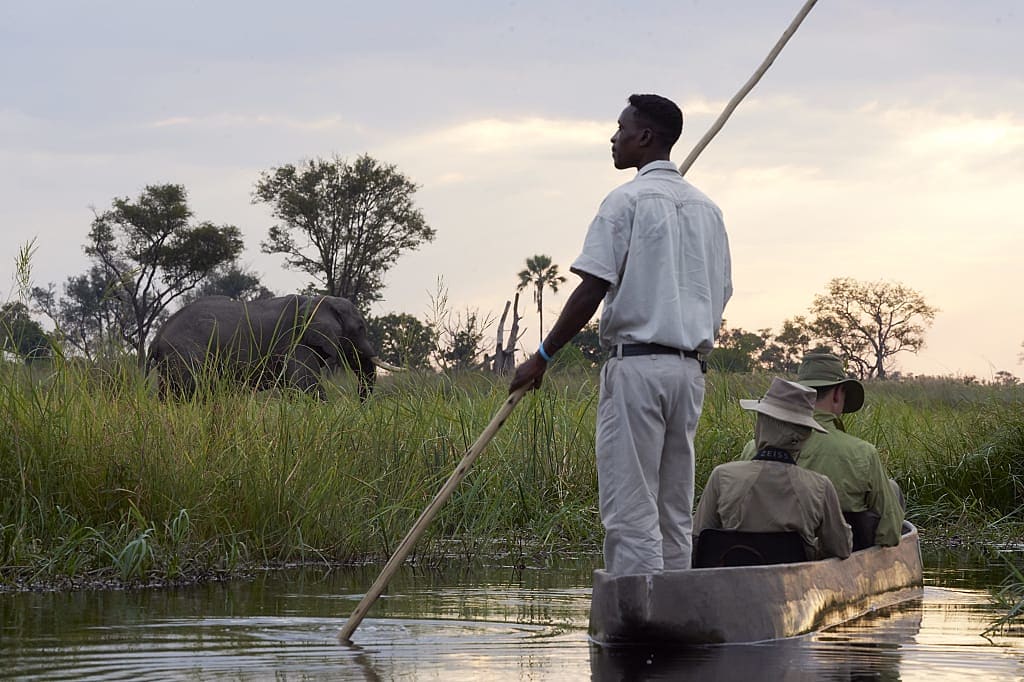 Mokoro safari at Sanctuary Baines Camp in Bostwana