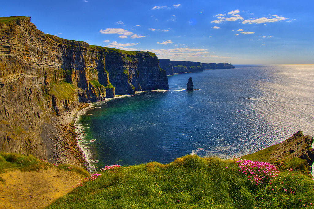 Cliffs of Maher in County Clare, Ireland