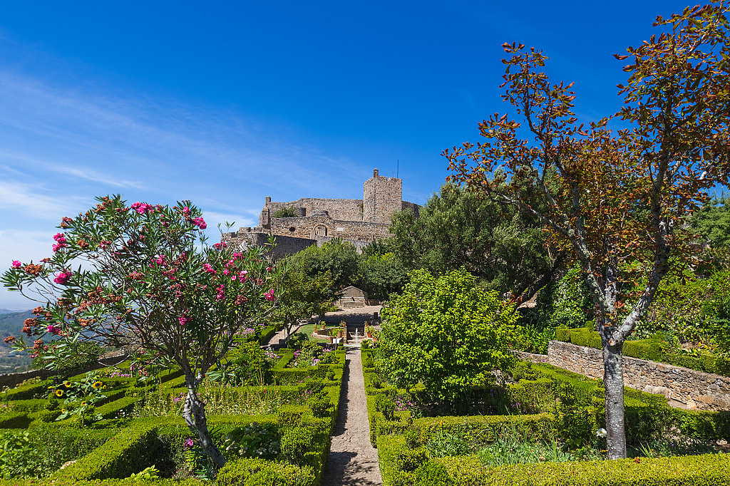 Fortress and gardens in Marvao, Portugal