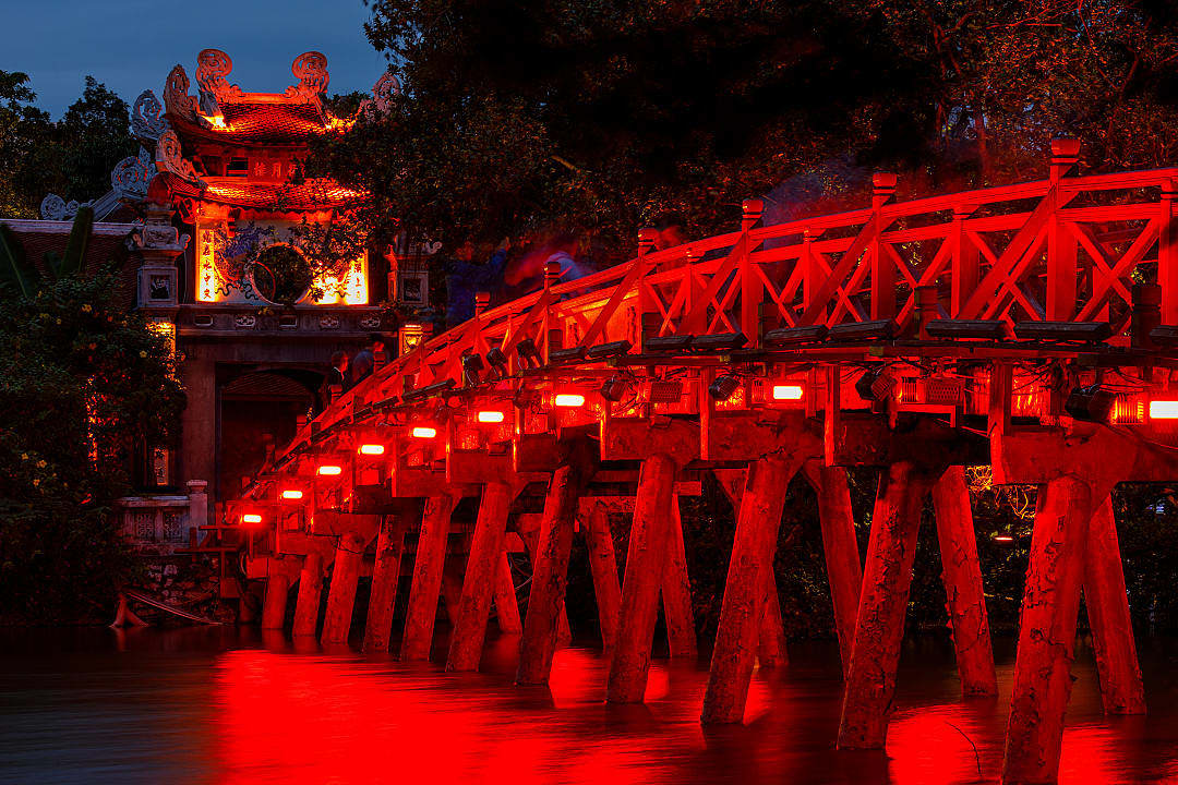 Ngoc Son Temple on Kiem Lake, Hanoi