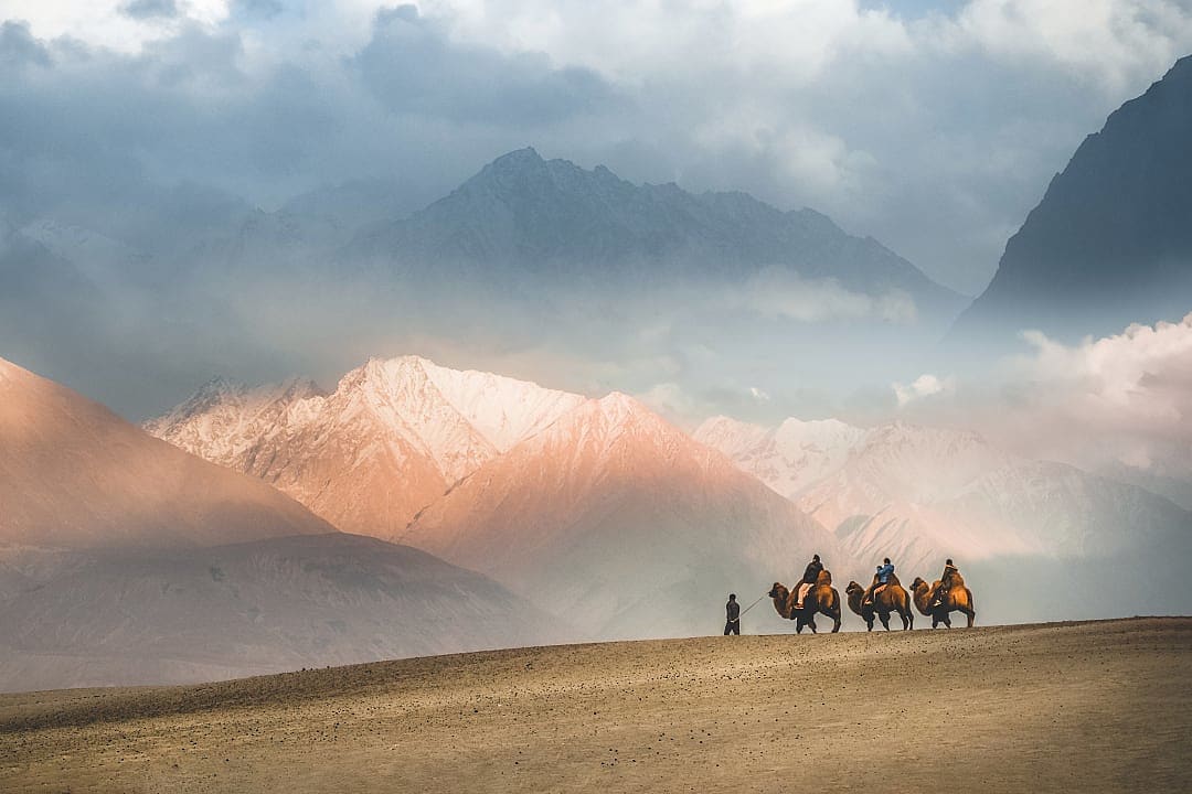 Nubra Valley in Leh Ladakh, India.