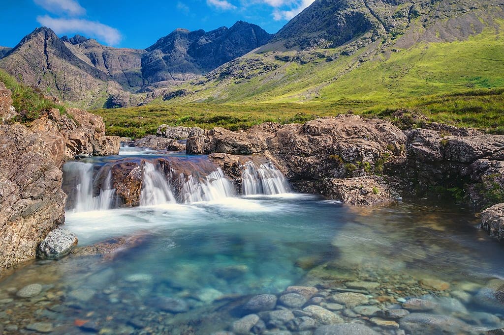 The Fairy Pools on the Isle of Sky, Scotland