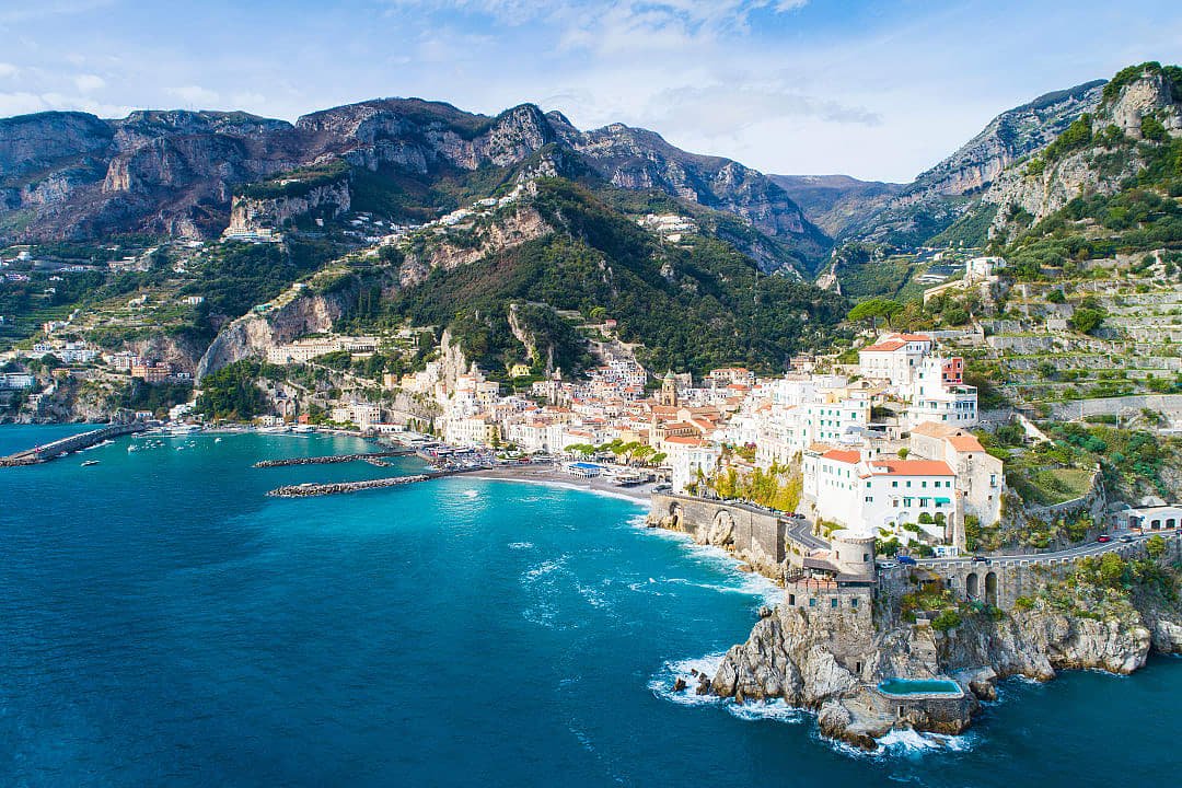Atrani, Italy on the Amalfi Coast