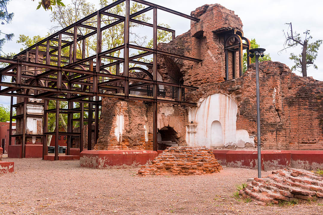 Ruins of San Francisco church in Mendoza, Argentina.