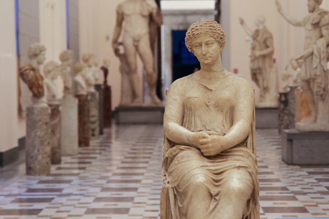 Agrippina Minor sculpture at the Naples National Archaeological Museum