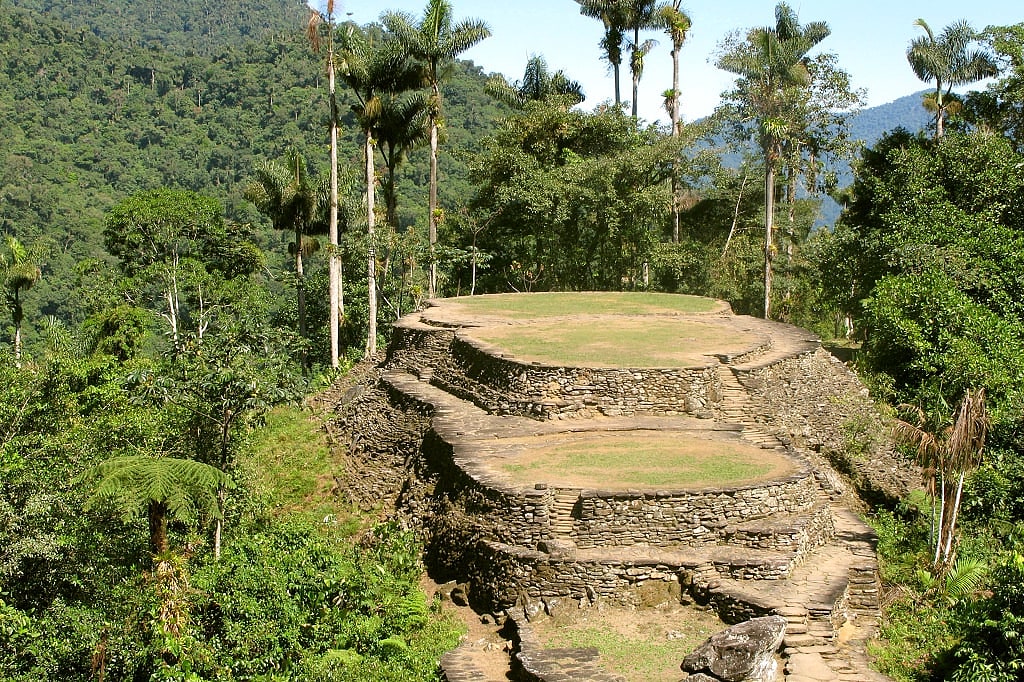 La Ciudad Perdida, The Lost City, in the jungle of Colombia