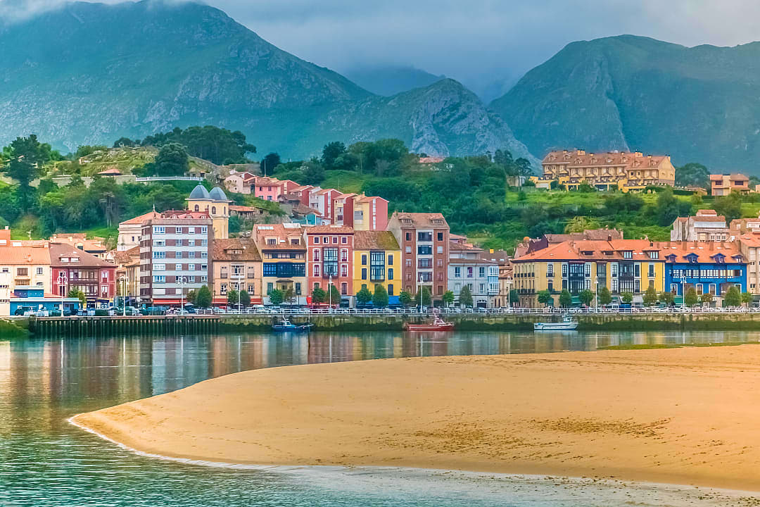 Llanes in Asturias, a well-known stop on The Coastal Camino del Norte.