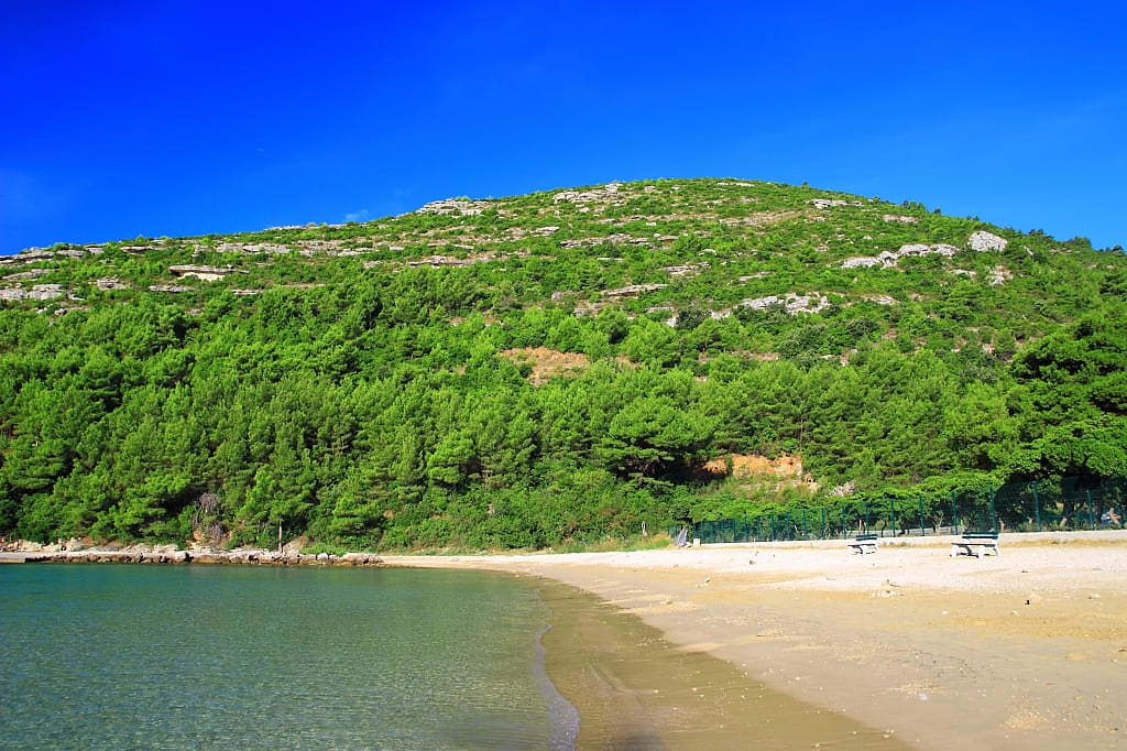 Prapratno Beach in Peljesac, Croatia
