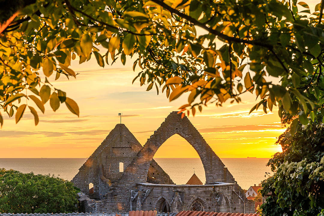 Visby Old town in Sweden