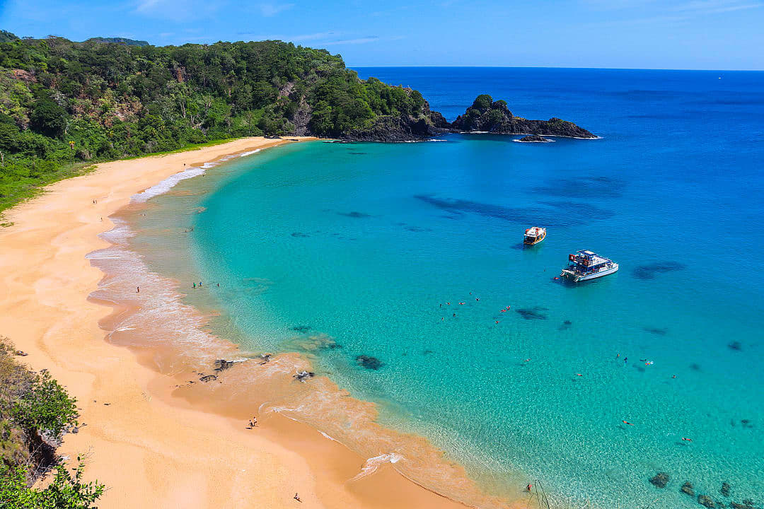 Praia do Sancho in Fernando de Noronha, Brazil