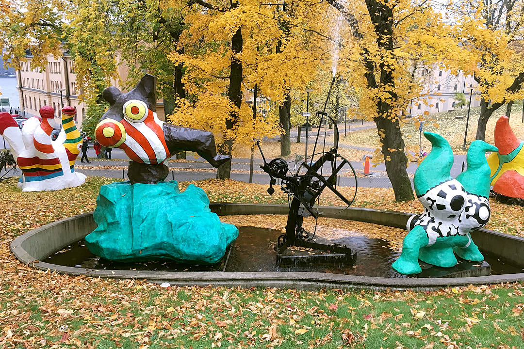 Sculptures at Moderna Museet in Stockholm, Sweden. 