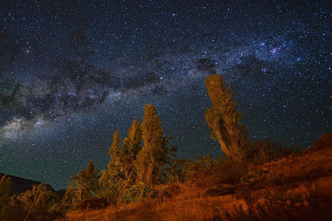 Elqui Valley at night, Chile