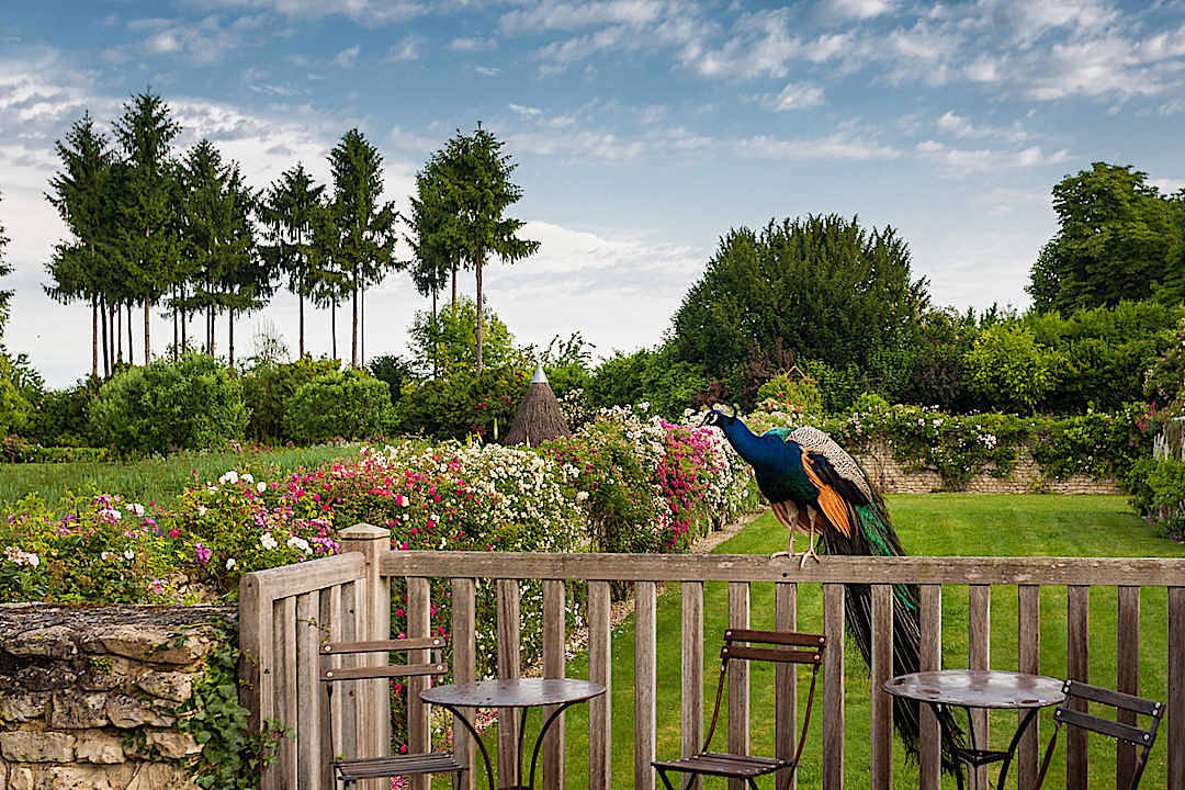 Balcony in Loire Valley, France.