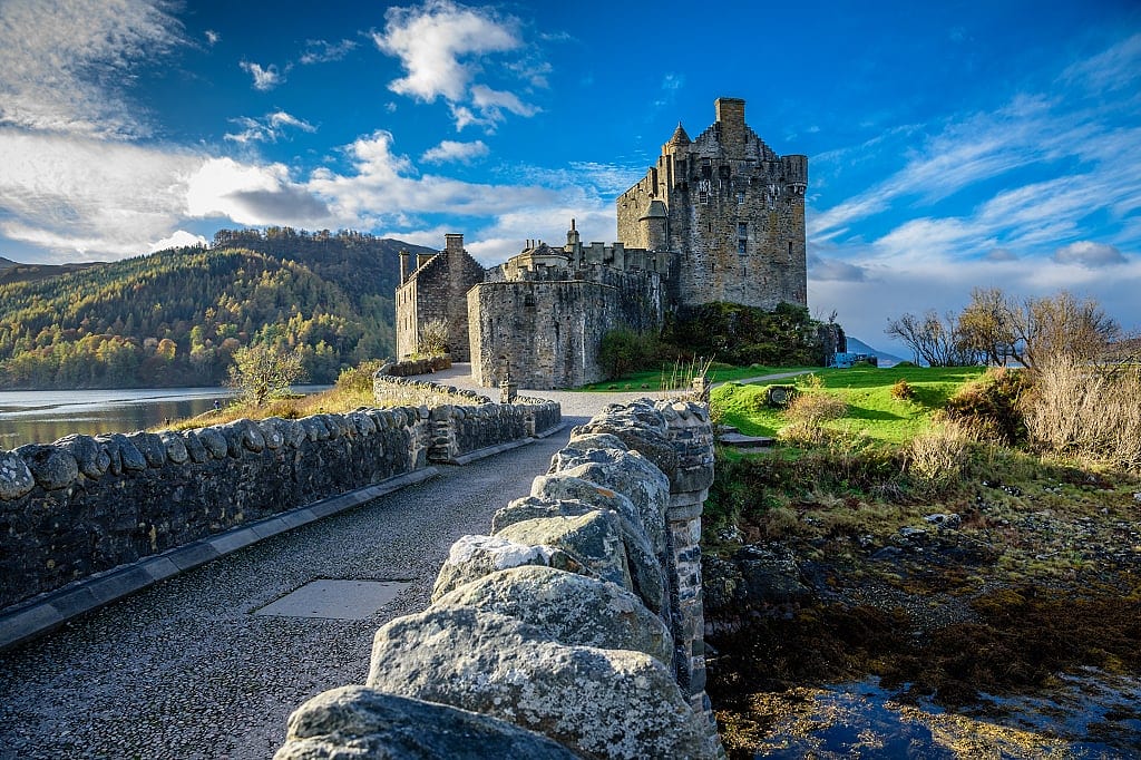 Eilean Donan Castle in the Highlands of Scotland