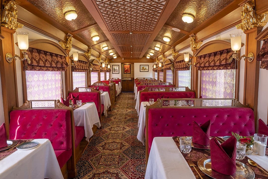 Royal Dining Aboard the Deccan Odyssey Luxury Train