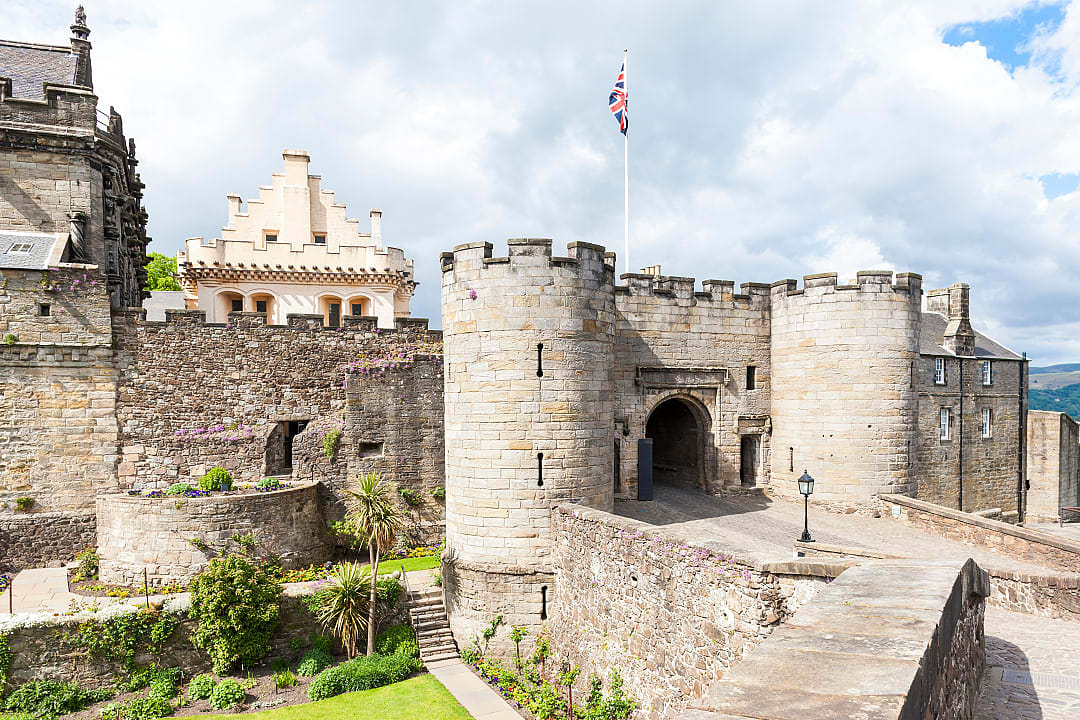 Stirling Castle main entrance, Scotland 