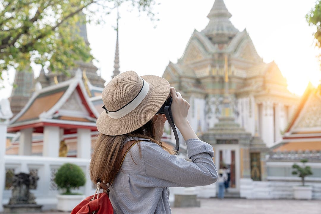 Wat Phra Kaew temple in Bangkok, Thailand.