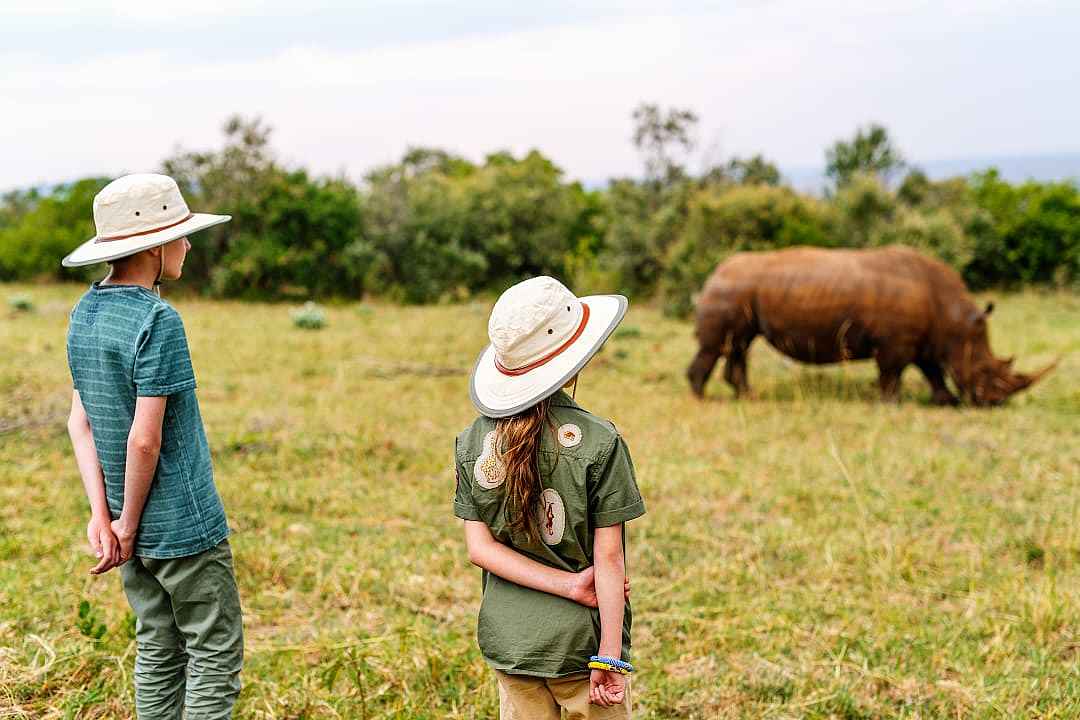 Children in Kenya where world seen in documentaries is not make-believe.
