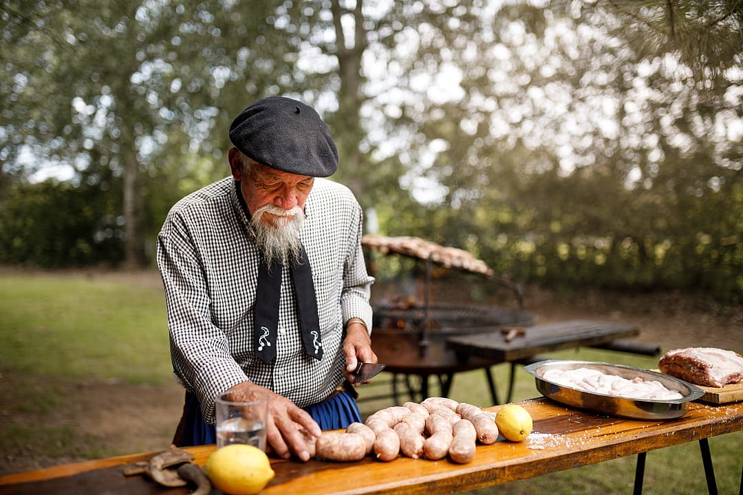 Private asado cooking class in Argentina.