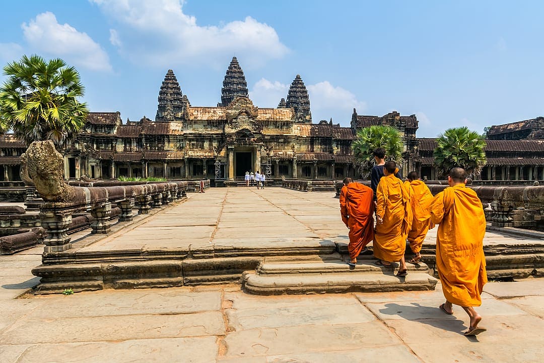 Angkor Wat temple complex in Siem Reap, Cambodia