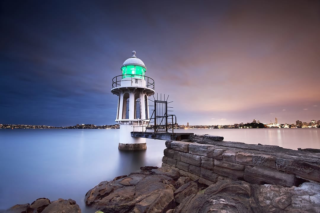 Lighthouse at Cremorne Point, Sydney. 