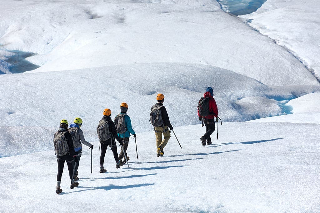 Glacier Trekkers in Patagonia, Chile