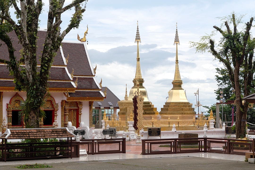 Wat Phra That Doi Tung Temple in Chiang Rai, Thailand.