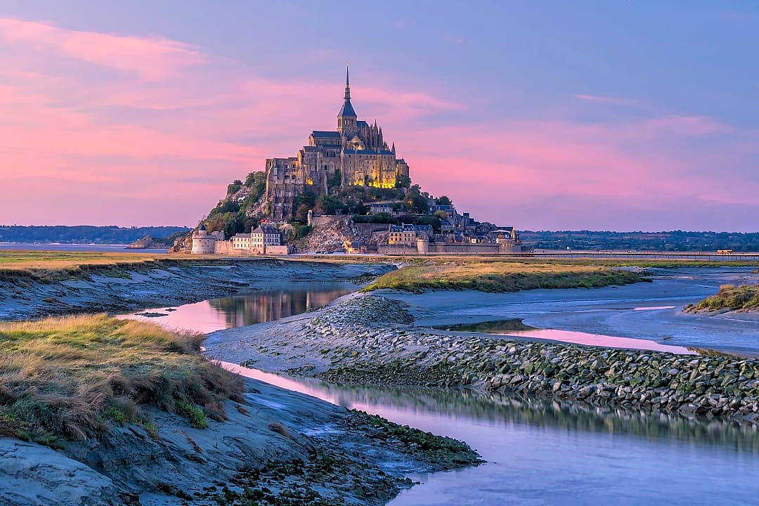Mont Saint-Michel in Normandy, France