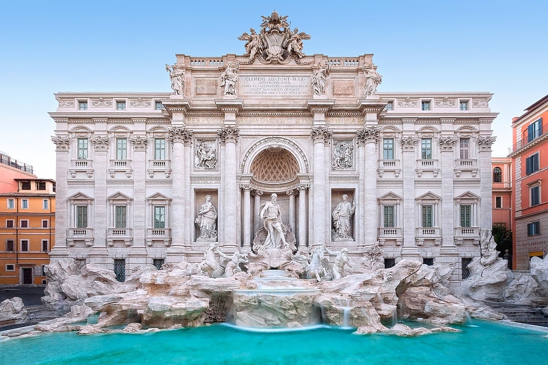Trevi Fountain in Rome, Italy