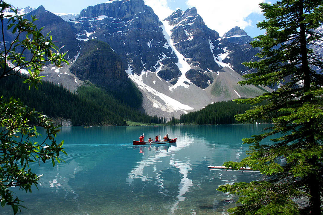 Moraine Lake in Alberta, Canada