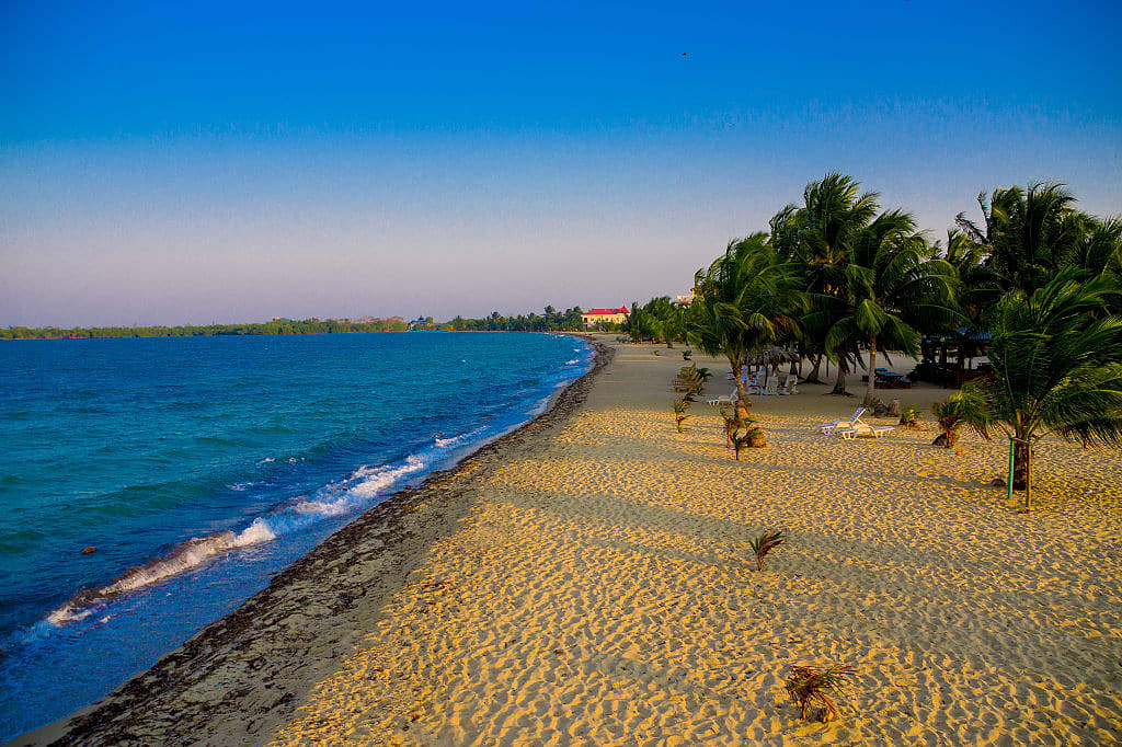 The enchanting coastline of the Placencia Peninsula