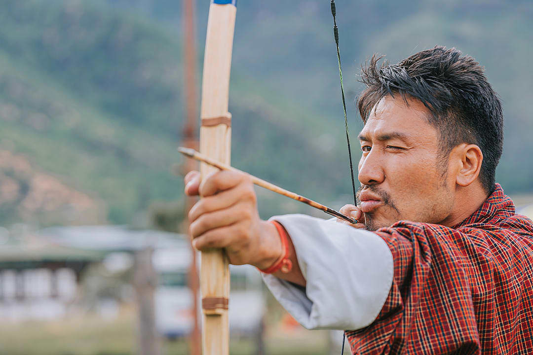 Archery in Bhutan.