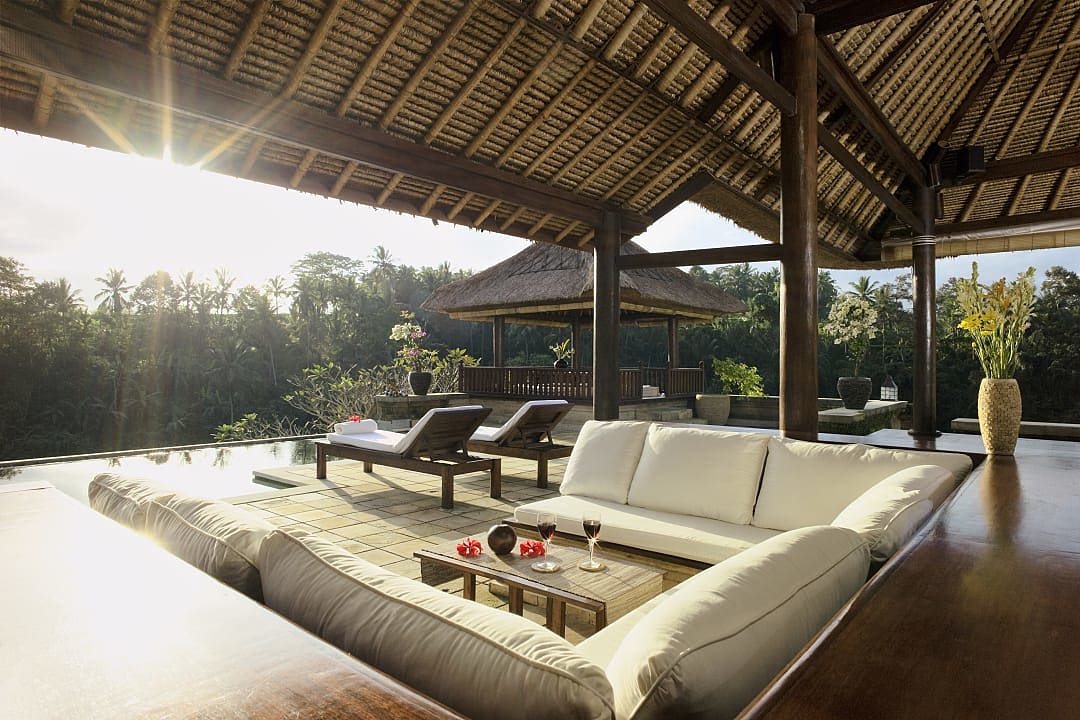 Luxury resort in Ubud, Bali.