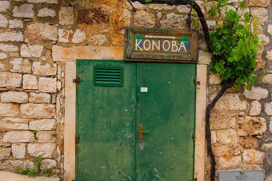 A Konoba restaurant in Brac island, Croatia.