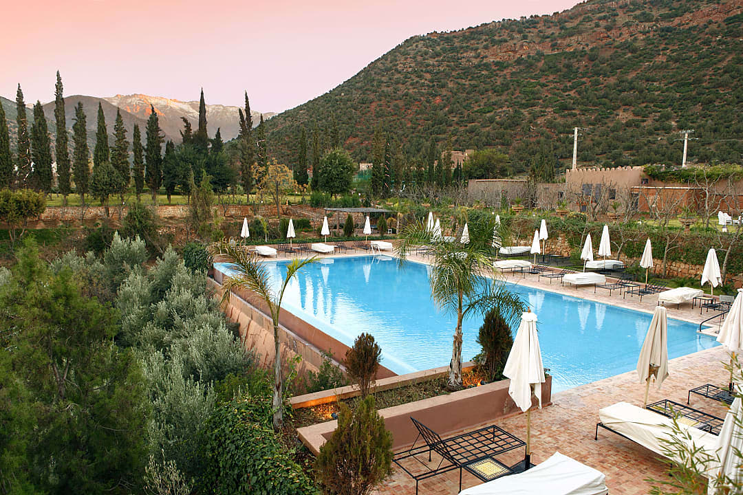 Resort in Atlas Mountains, Morocco.