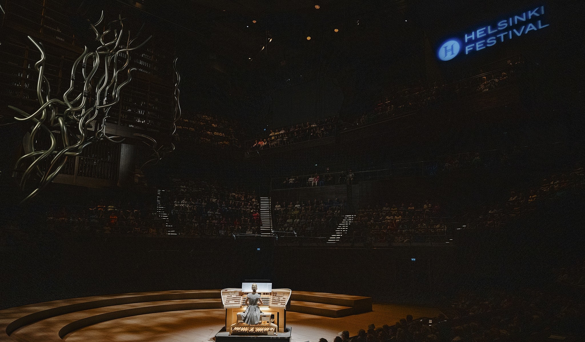 Iveta Apkalna at the Musiikkitalo in Helsinki, Finland
