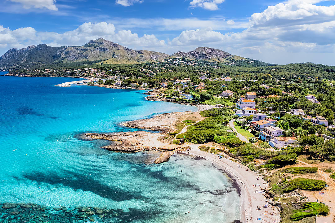 Alcúdia town in Mallorca, Spain