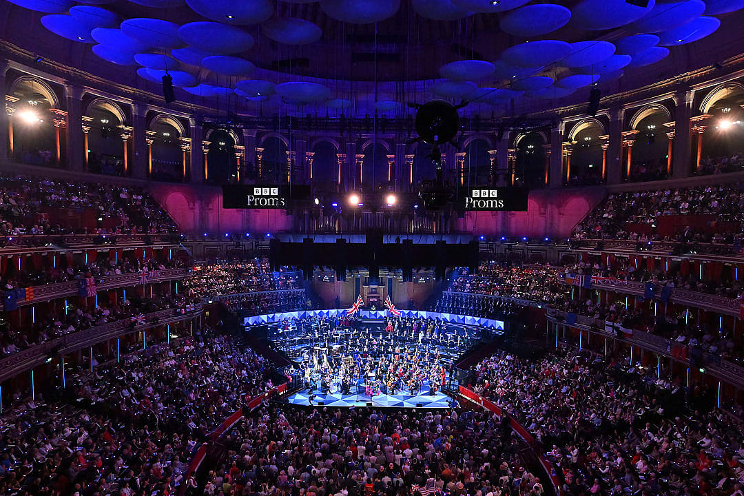 "Last Night of the Proms" in the Royal Albert Hall, London
