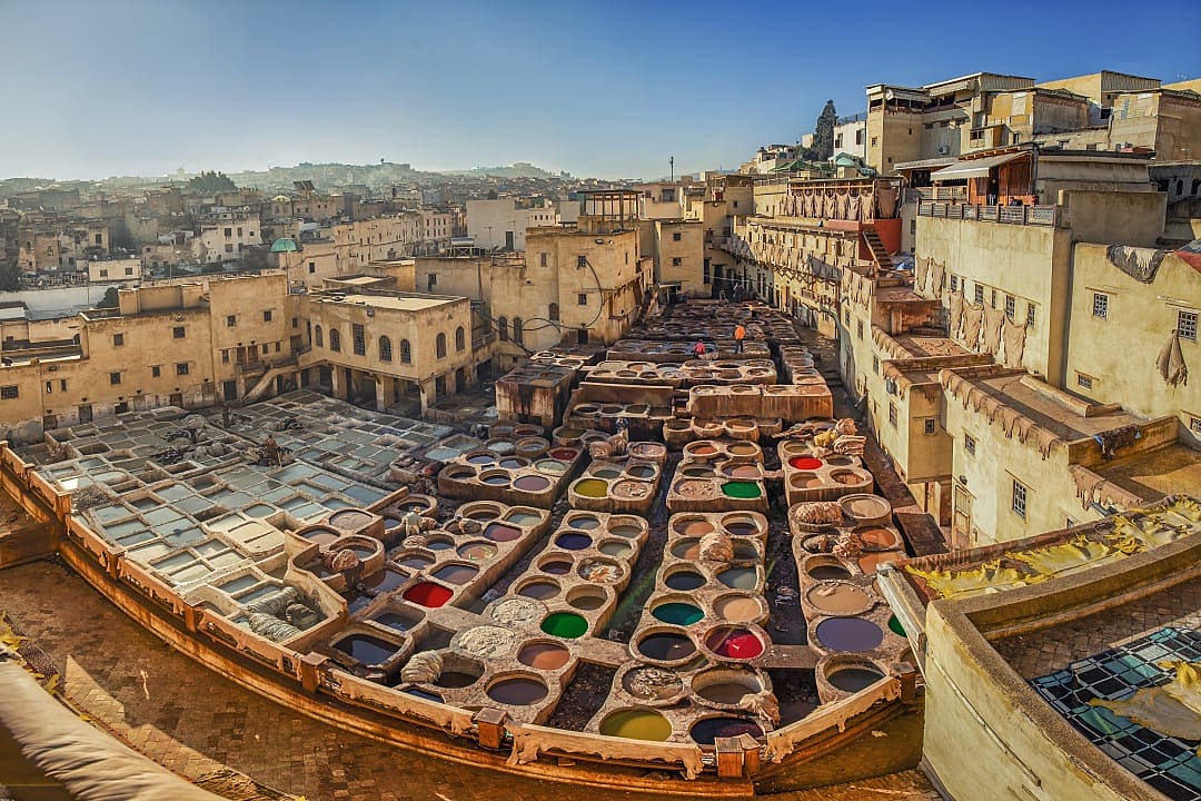Tannery in Fes, Morocco