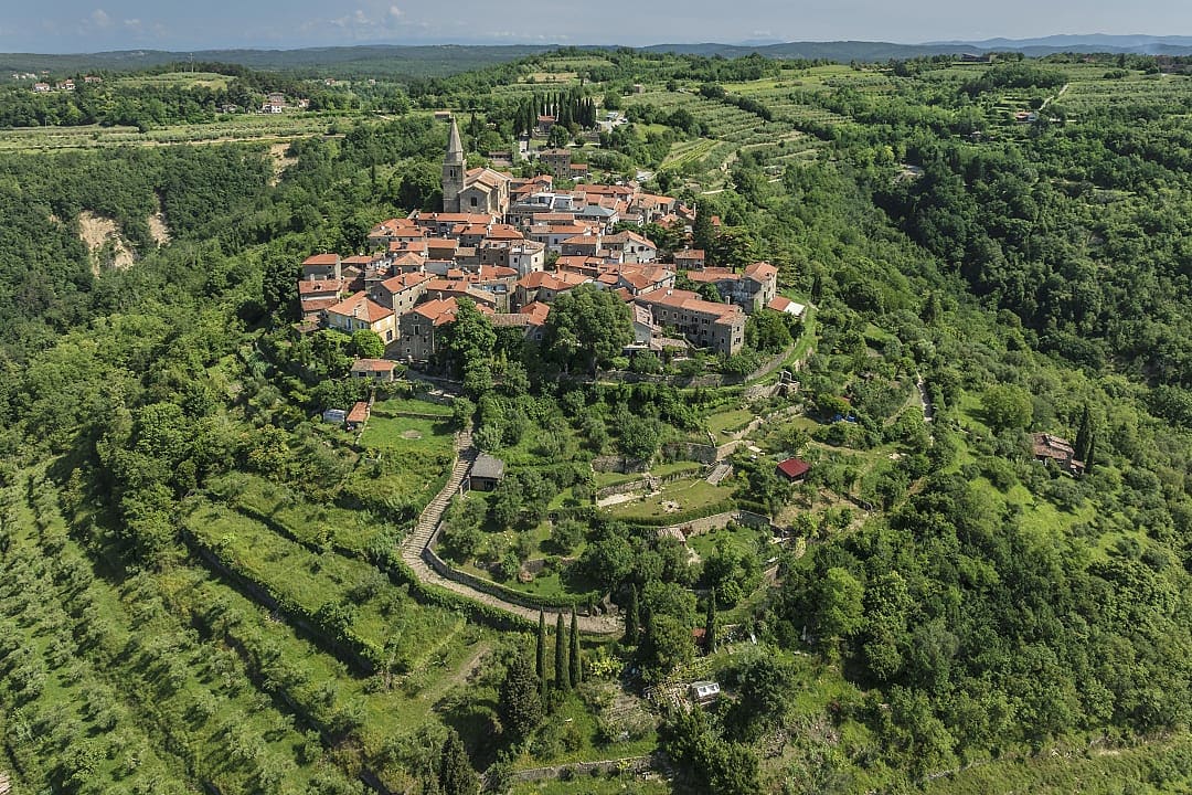 The town of Grožnjan, Istria.