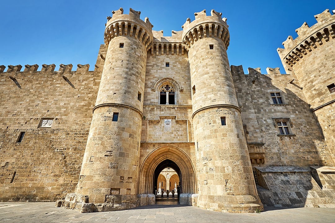 Palace of the Grand Master of the Knights of Rhodes in Greece