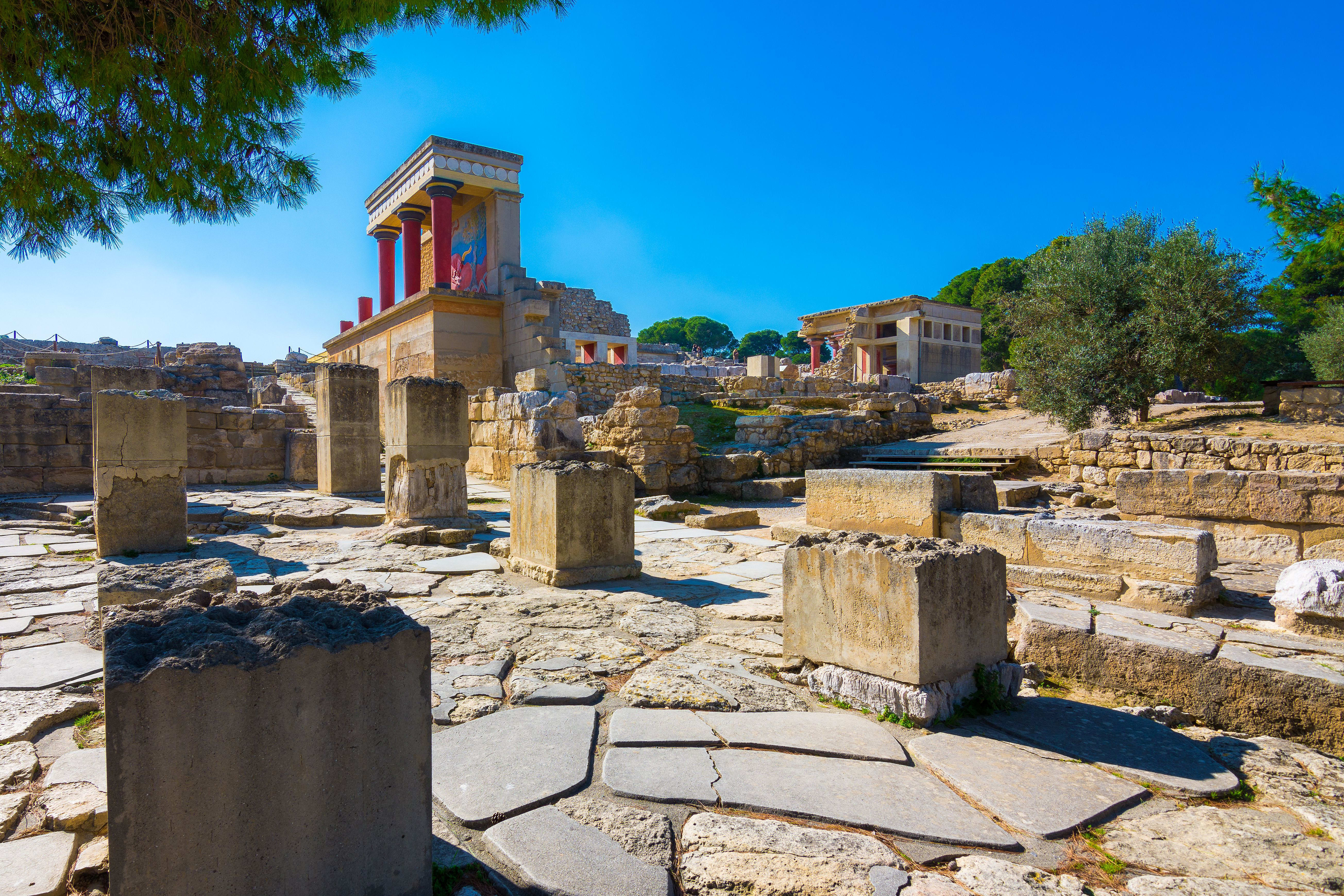 Palace of Knossos in Crete, Greece
