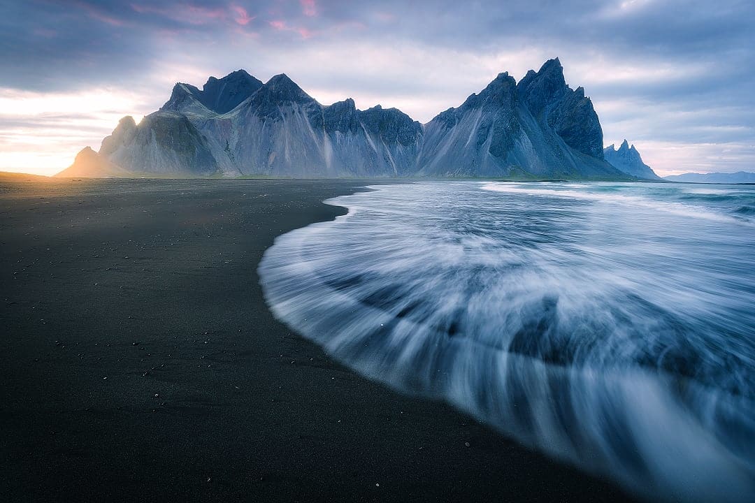 The Vestrahorn Stokksnes in Iceland.