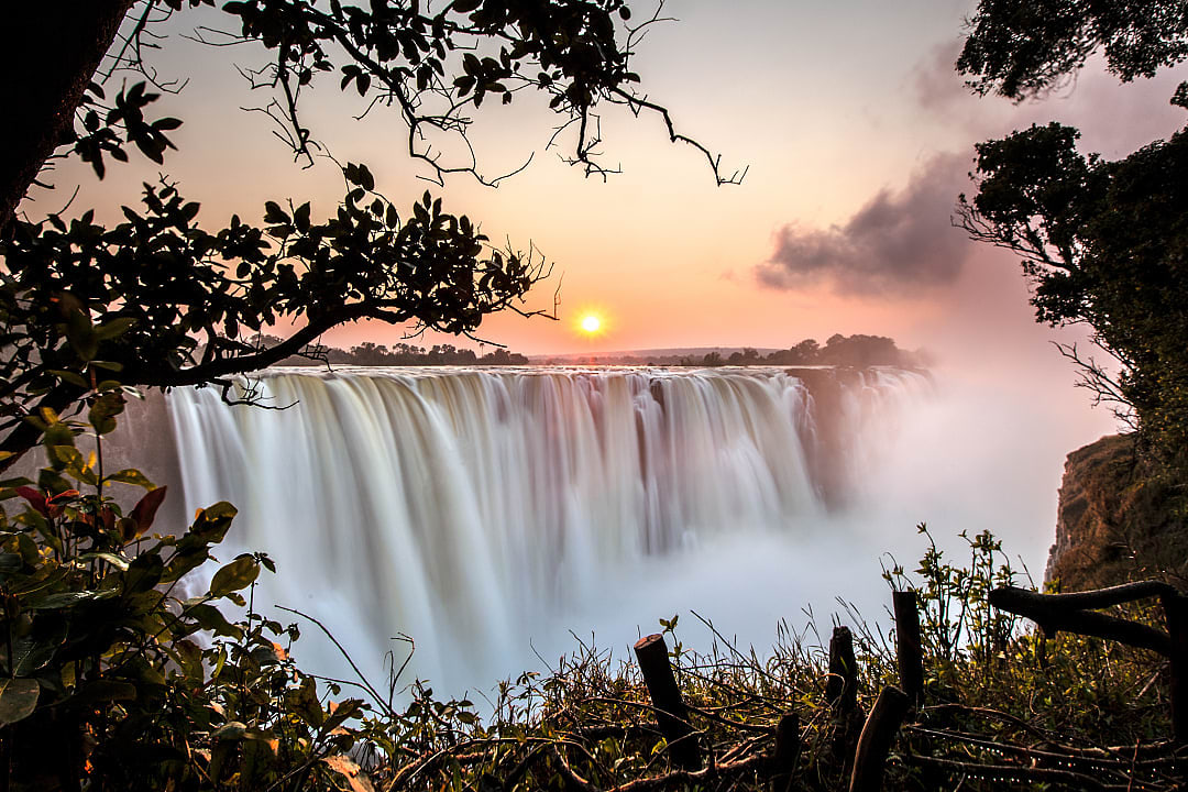 Victoria Falls in Zimbabwe.