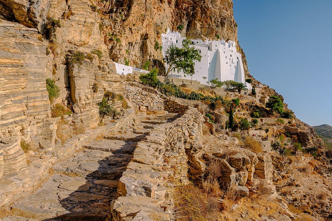 The monastery of Hozoviotissa, Amorgos.