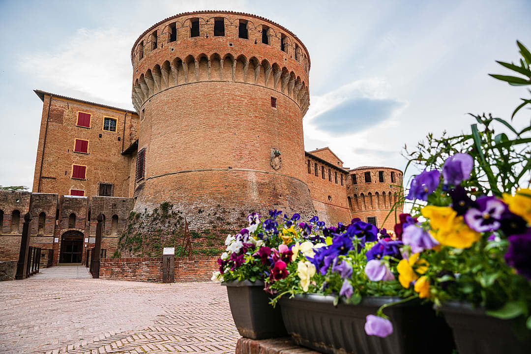 Rocca Sforzesca fortress in Dozza, Emilia-Romagna