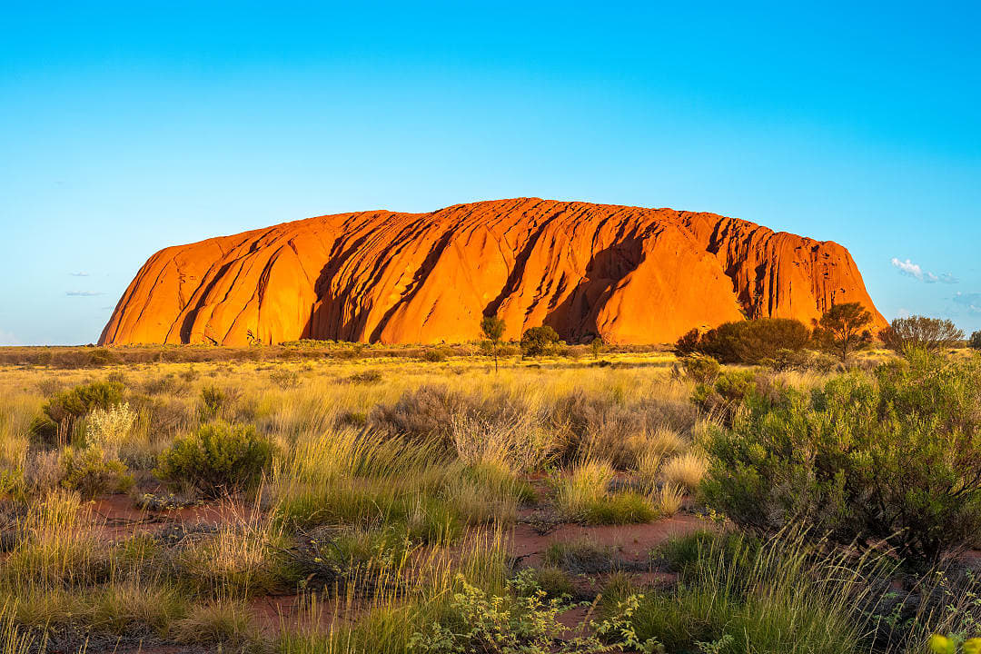 Uluru at sunset, Australia.