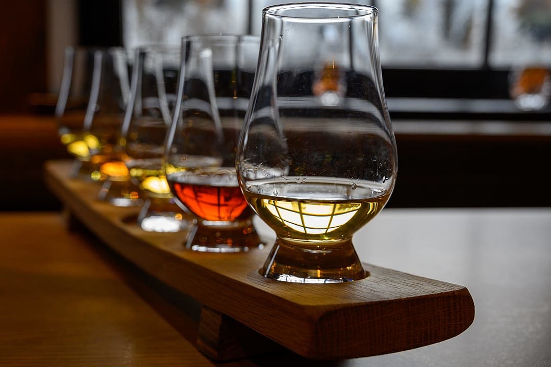 Whiskey tasting in Scotland