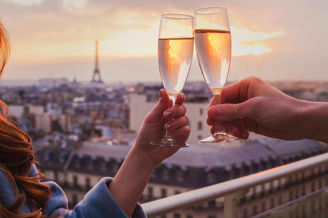 A toast in Paris, France