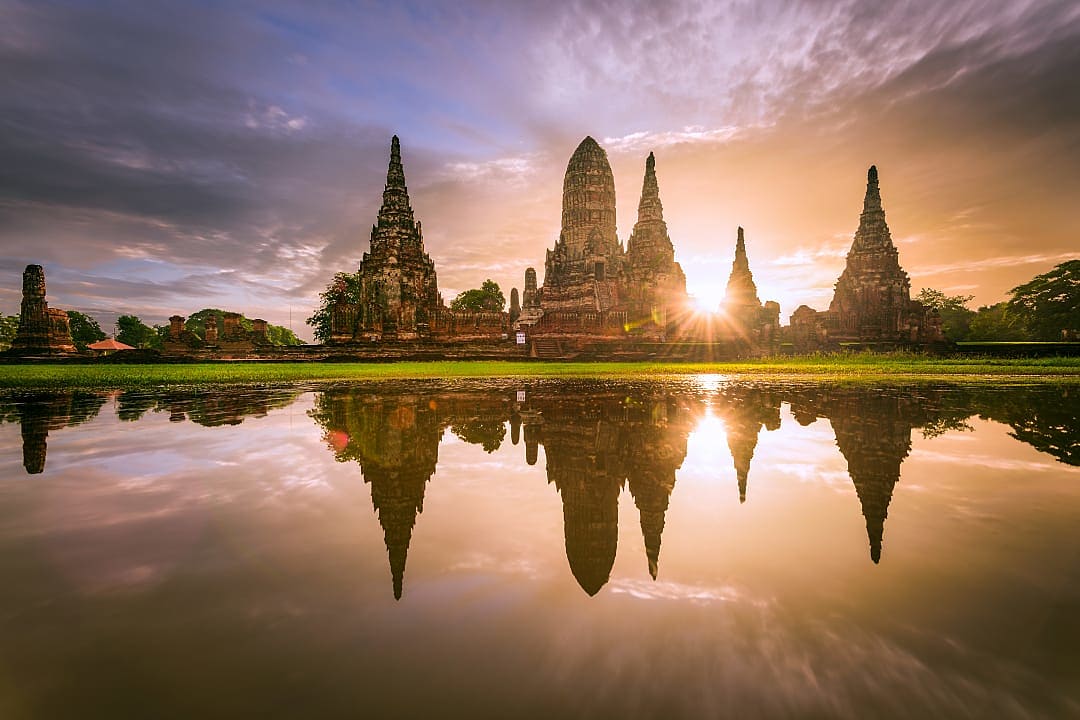 Wat Chaiwatthanaram in Ayutthaya, Thailand